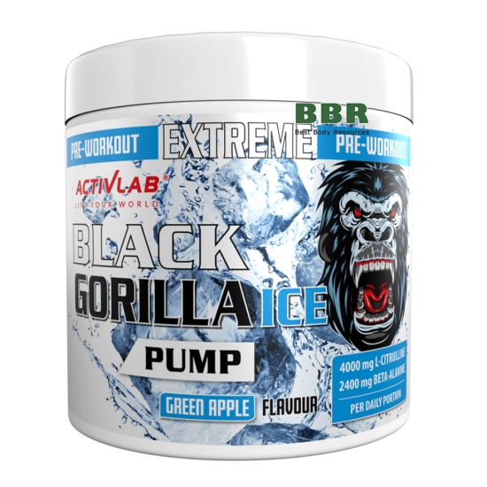 Black Gorilla Ice Pump 300g, ActivLab картинка Black Gorilla Ice Pump 300g, ActivLab фото