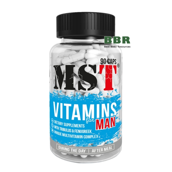 Vitamins for Man 90 Caps, MST фото