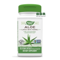 Aloe Latex with Fennel 100 Veg Caps, Nature's Way