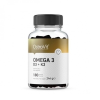Omega 3 D3 + K2 180 Softgels, OstroVit