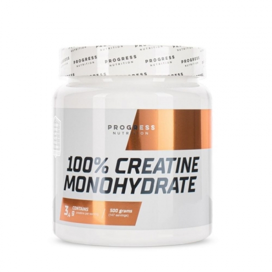 100% Creatine Monohydrate 500g, Progress Nutrition фото