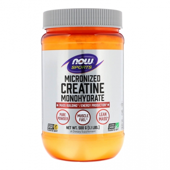 Creatine Monohydrate 500g, NOW Foods фото