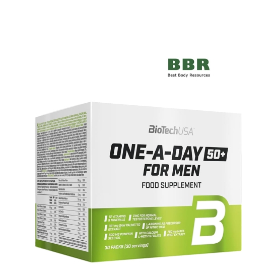 One a Day for Men 50+ Pack 30 Packs, BioTechUSA фото