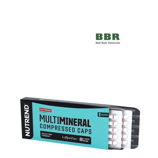 Multimineral Compressed 60 Caps, NUTREND картинка Multimineral Compressed 60 Caps, NUTREND фото