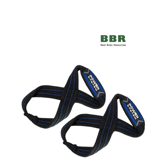 Лямки Lifting Straps Figure 8 PS-3405 Black/Blue, Power System фото