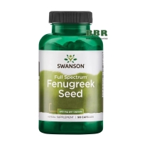 Fenugreek Seed 610mg 90 Caps, Swanson
