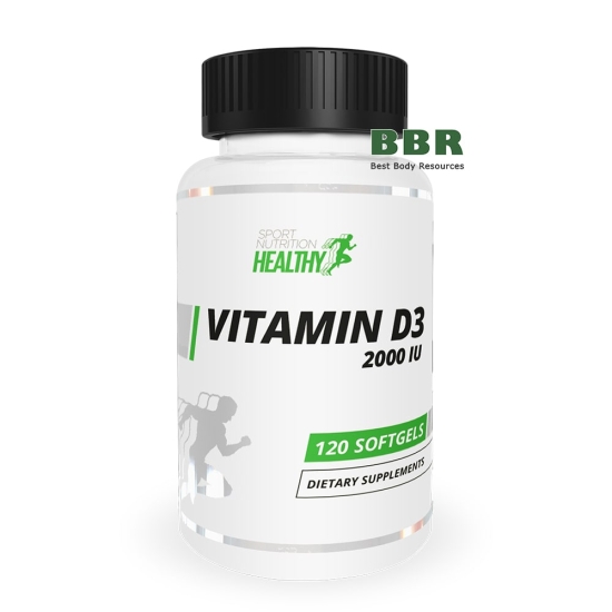 Vitamin D3 2000iu 120 Softgels, MST фото