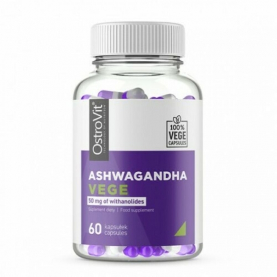 Ashwagandha 60 Veg Caps, OstroVit картинка Ashwagandha 60 Veg Caps, OstroVit фото