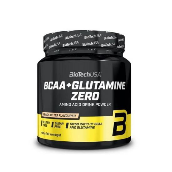 BCAA + Glutamine Zero 480g, BioTechUSA фото
