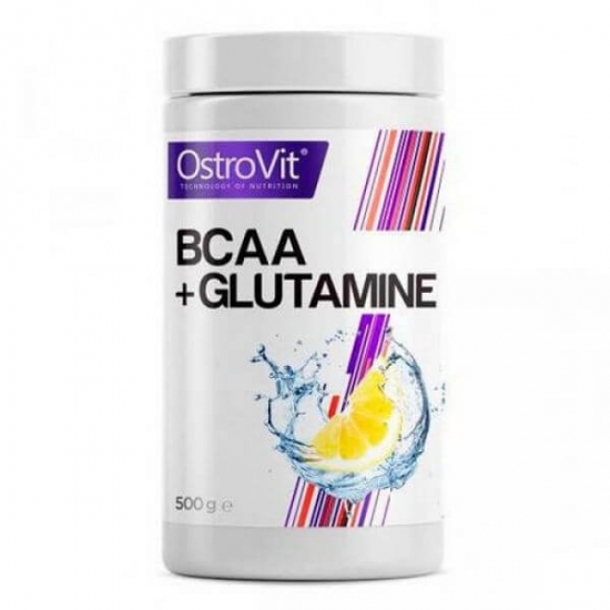 BCAA + GLUTAMINE 500g, OstroVit картинка BCAA + GLUTAMINE 500g, OstroVit фото