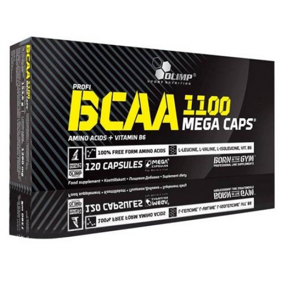 BCAA Mega Caps 1100mg 120caps, Olimp Nutrition фото