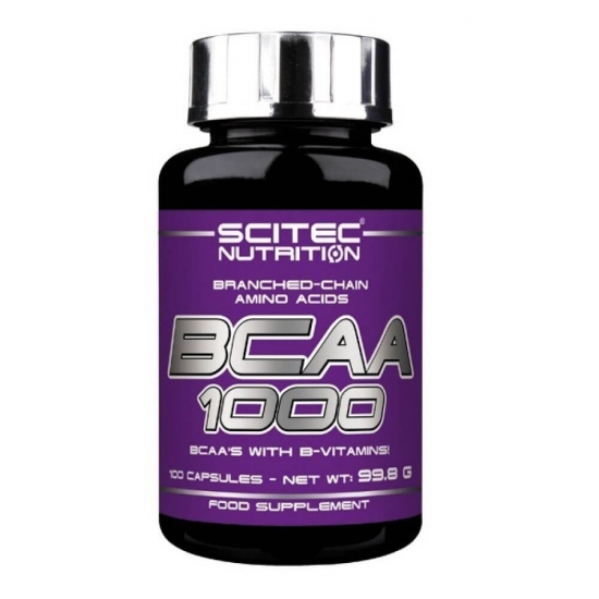 BCAA 1000 100caps, Scitec Nutrition картинка BCAA 1000 100caps, Scitec Nutrition фото