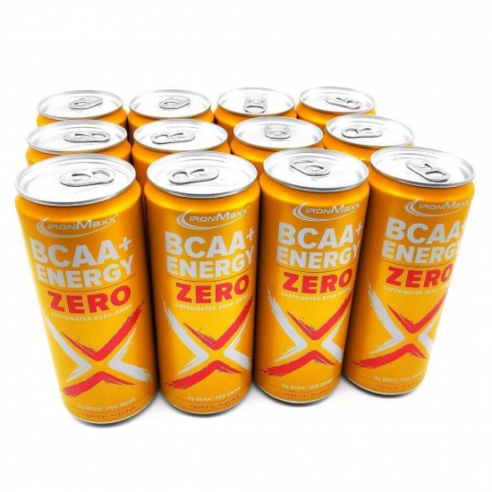 BCAA + Energy Zero 330ml, IronMaxx фото