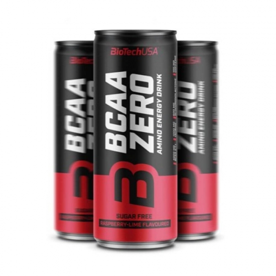 BCAA Zero Energy Drink 330ml, BioTech фото