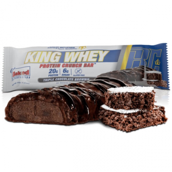 Батончик King Whey Protein Crunch Bar 57g, Ronnie Coleman фото