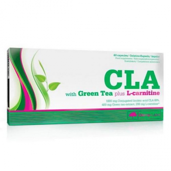 CLA with Green Tea plus L-Carnitin 60caps, Olimp Nutrition фото