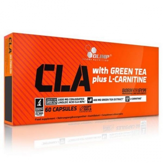CLA with Green Tea plus L-Carnitin Sport Edition 60caps, Olimp Nutrition фото