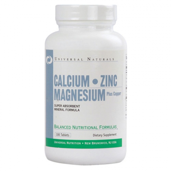 Calcium Zink Magnezium 100tab, Universal Nutrition картинка Calcium Zink Magnezium 100tab, Universal Nutrition фото