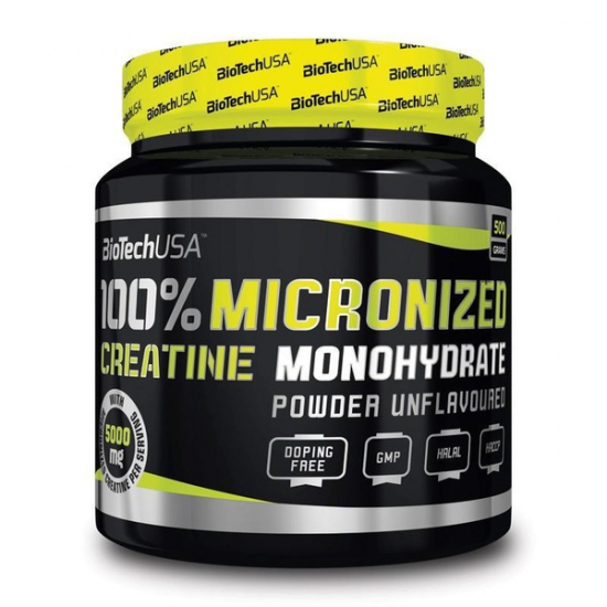 100% Creatine Monohydrate 500g, BioTechUSA фото