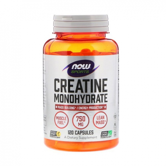 Kre-Alkalyn Creatine 750mg 120 Caps, NOW Foods фото