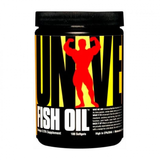 Fish Oil 100 softgels, Universal картинка Fish Oil 100 softgels, Universal фото