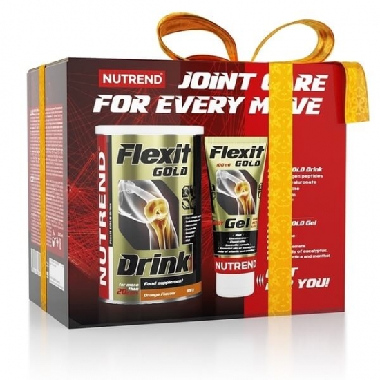 Flexit Gold Drink 400g+Gel 100ml, Nutrend фото
