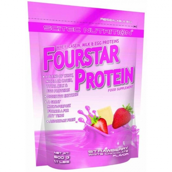 Fourstar Protein 500g, Scitec Nutrition картинка Fourstar Protein 500g, Scitec Nutrition фото