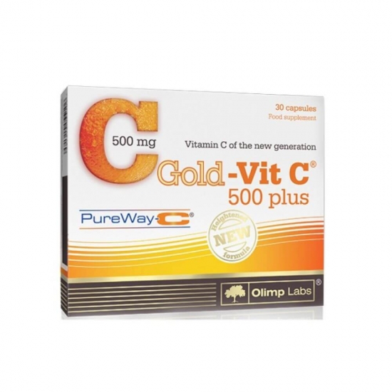 Gold Vit C 500 plus 30 caps, Olimp фото