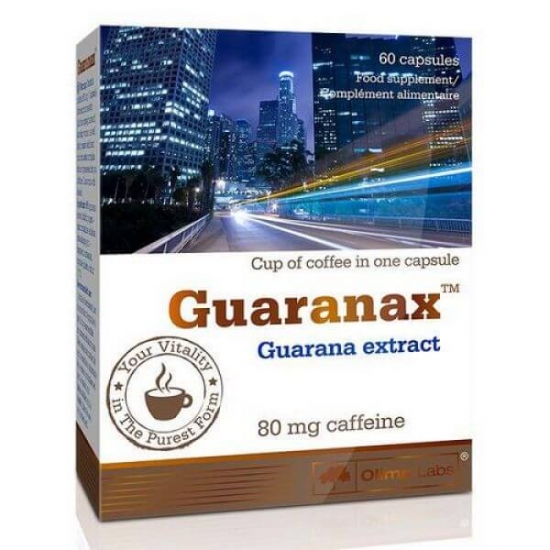 Guaranax (80mg of coffeine) 60caps, Olimp Labs картинка Guaranax (80mg of coffeine) 60caps, Olimp Labs фото
