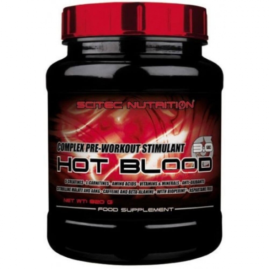 Hot Blood 3.0 820g, Scitec Nutrition картинка Hot Blood 3.0 820g, Scitec Nutrition фото