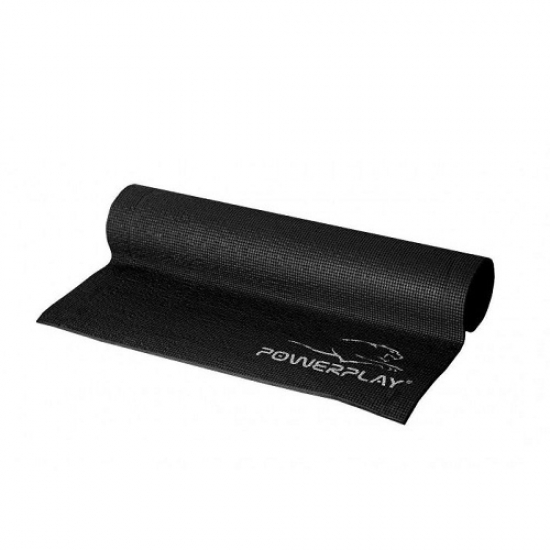 Коврик для йоги и фитнеса 4010 Black, PowerPlay фото