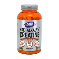 Kre-Alkalyn Creatine 750mg 240 Caps, NOW Foods
