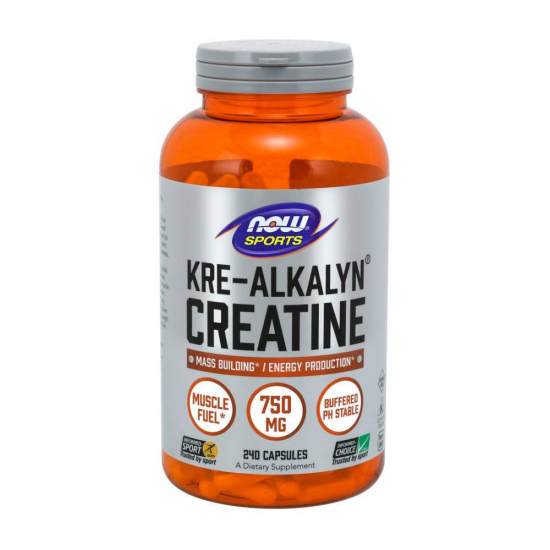 Kre-Alkalyn Creatine 750mg 240 Caps, NOW Foods фото