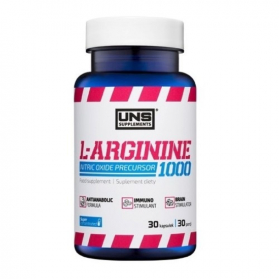 L-Arginine 1000 30caps, UNS фото