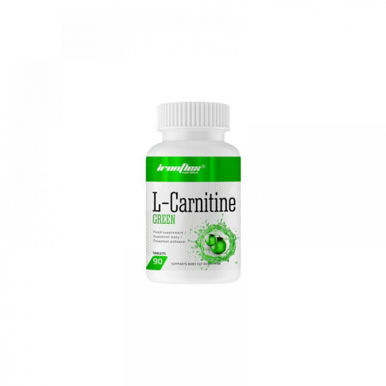 L-Carnitine + Green Tea 90tab, IronFlex фото