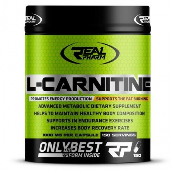 L-Carnitine 1000mg 150caps, Real Pharm фото