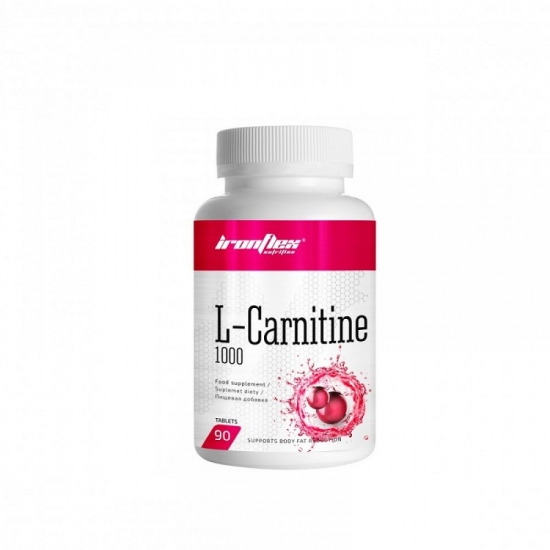 L-Carnitine 1000 90tab, IronFlex фото