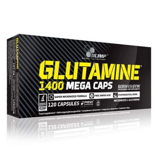 L-Glutamine 1400mg Mega Caps 120caps, Olimp Nutrition фото