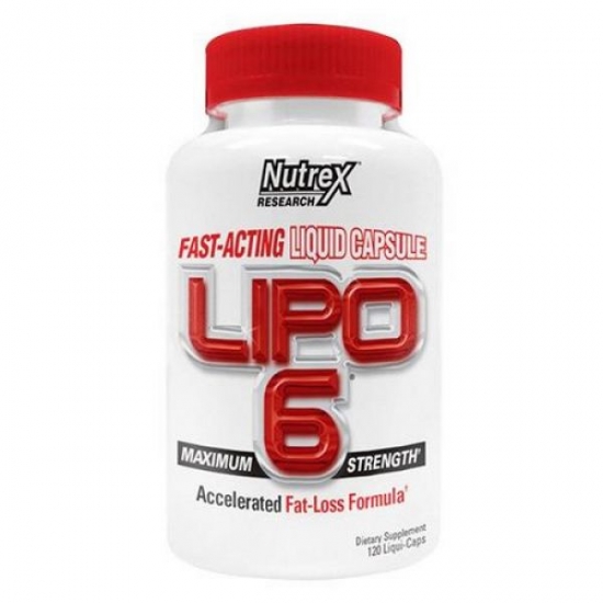Lipo-6 Maximum Strenght 120caps, Nutrex фото