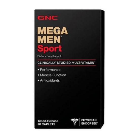 Mega Men Sport 90caps, GNC фото