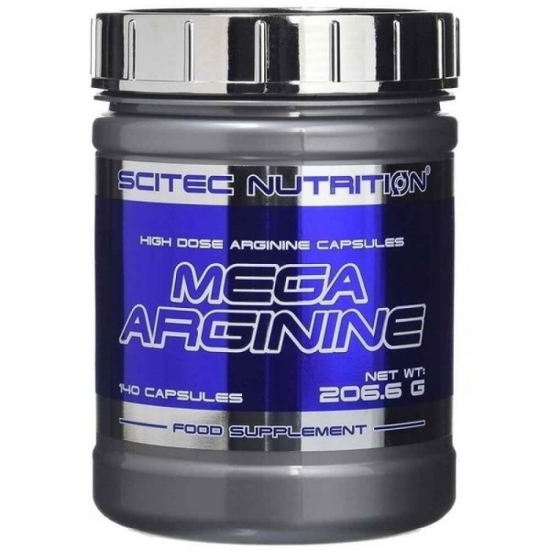 Mega Arginine 140caps, Scitec Nutrition картинка Mega Arginine 140caps, Scitec Nutrition фото