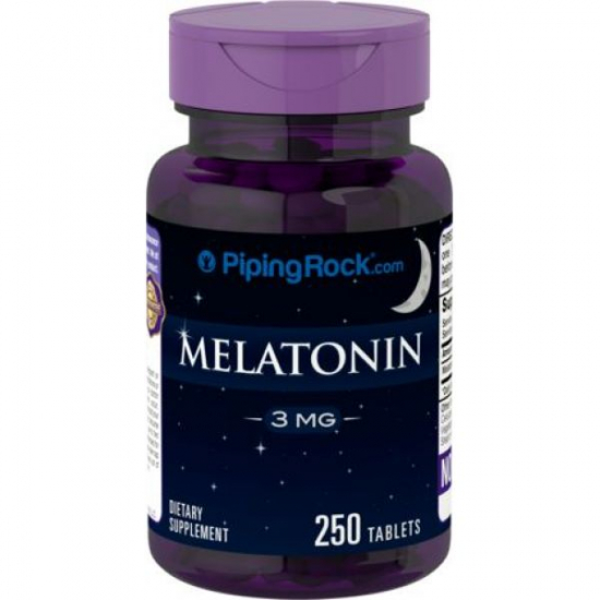 Melatonin 3mg 250tab, PipingRock фото
