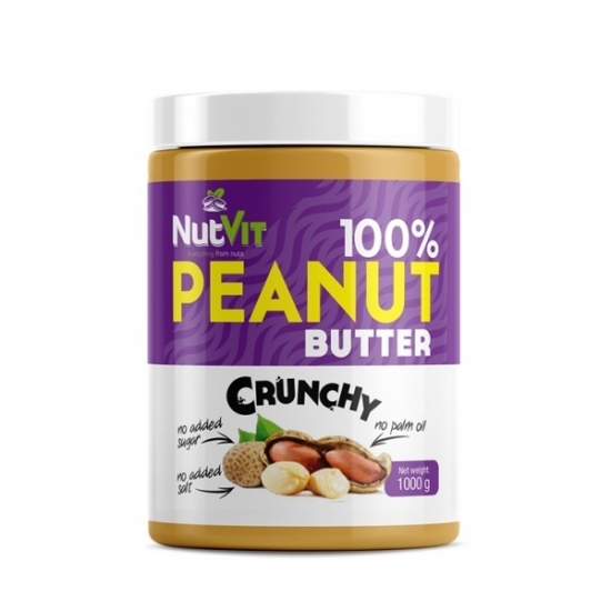 NutVit 100% Peanut Butter 1kg, OstroVit фото
