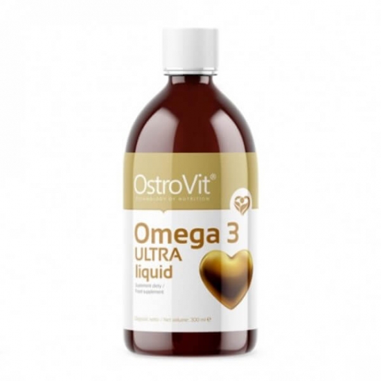 Omega 3 Ultra liquid 300ml, OstroVit фото