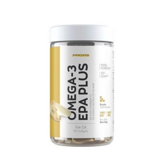 Omega 3 EPA Plus 90 softgels, Prozis фото
