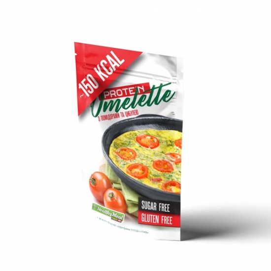 Омлет протеиновый с помидорами и луком 40г, PowerPro фото