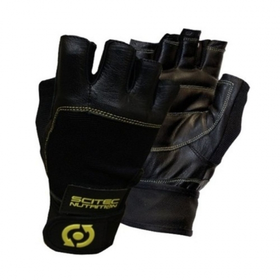 Перчатки Glove Scitec Yellow Leather Style, Scitec Nutrition фото