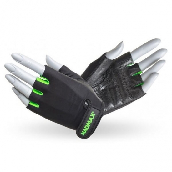 Перчатки Rainbow MFG 251, MadMax Black-Neon green картинка Перчатки Rainbow MFG 251, MadMax Black-Neon green фото
