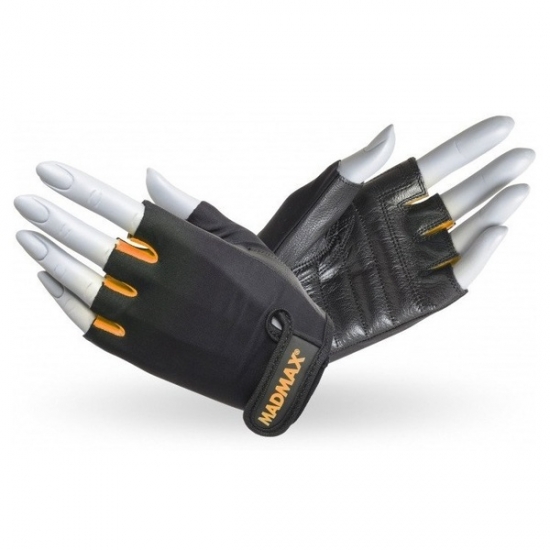 Перчатки Rainbow MFG 251, MadMax Black-Neon orange фото