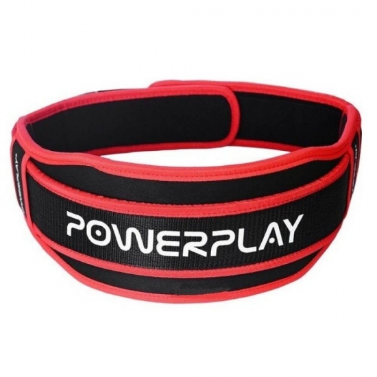 Пояс Атлетический 5545 Black/Red, PowerPlay фото